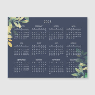 Calendario 2025 simple pero elegante   Tarjeta mag