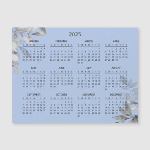 Calendario 2025 simple pero elegante   Tarjeta mag