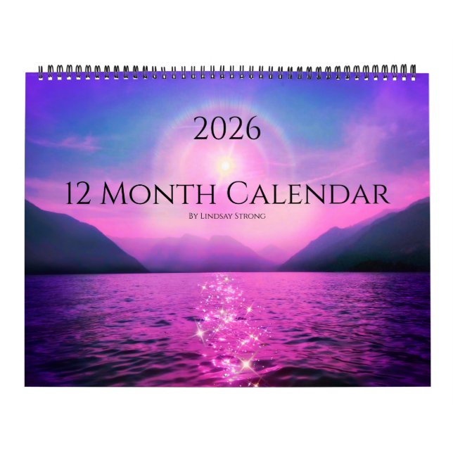 Calendario 2026 12 Month Calendar by SSTRANGECLOUDSS  (Tapa)