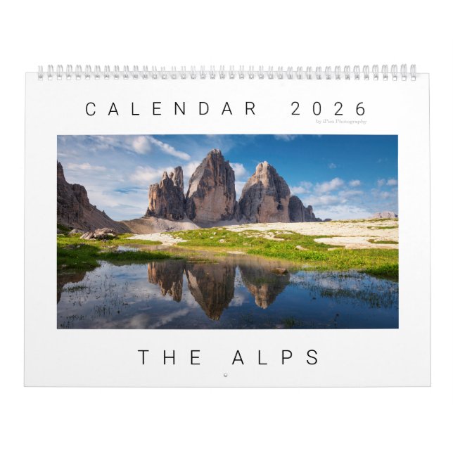 Calendario 2026 Alps nature & landscape photo (Tapa)