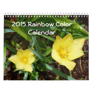 Calendario 2026 Arcoíris de Colores