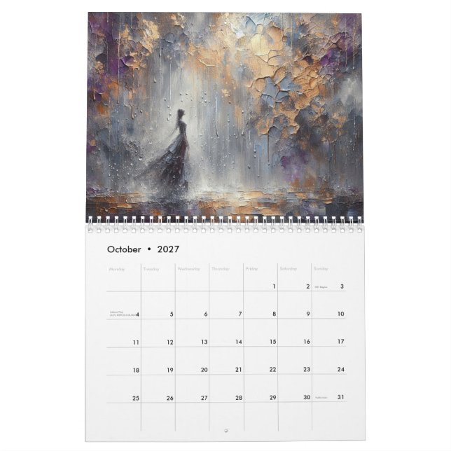 Calendario 2026 Artistic Impressions Calendar (Australian) (Oct 2027)