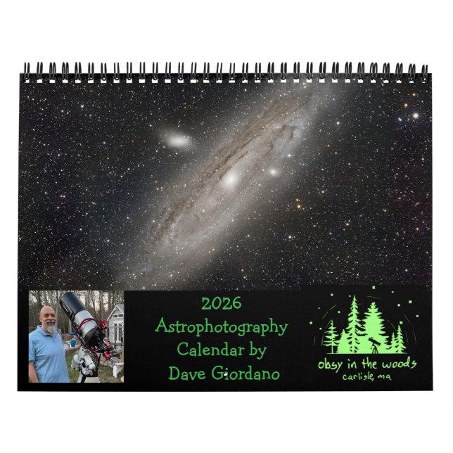 Calendario 2026 Astrophotography Calendar by Dave Giordano (Tapa)