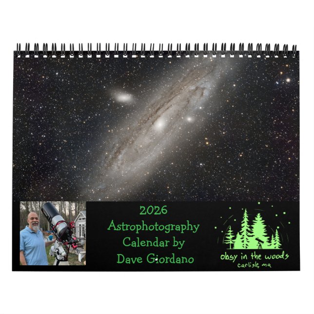 Calendario 2026 Astrophotography Calendar by Dave Giordano (Tapa)