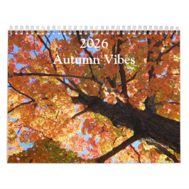 Calendario 2026 Autumn Vibes All Year Long