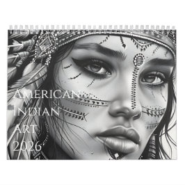 Calendario 2026 Beautiful American Indian Artwork