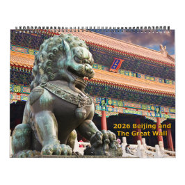 Calendario 2026 Beijing and the Great Wall Calendar