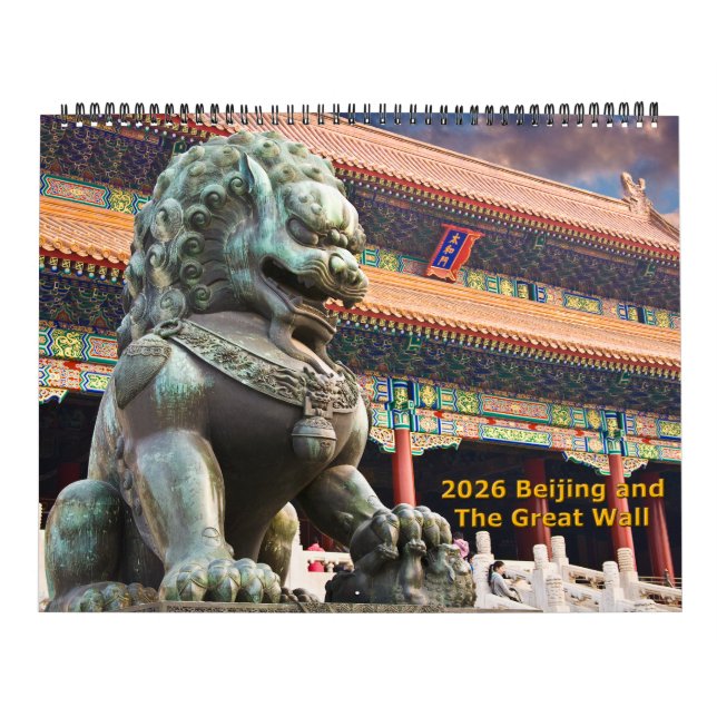 Calendario 2026 Beijing and the Great Wall Calendar (Tapa)