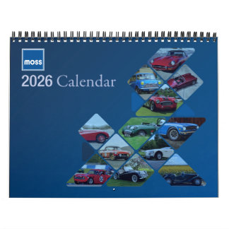 Calendario 2026 British Classics Calendar
