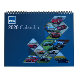 Calendario 2026 British Classics Calendar