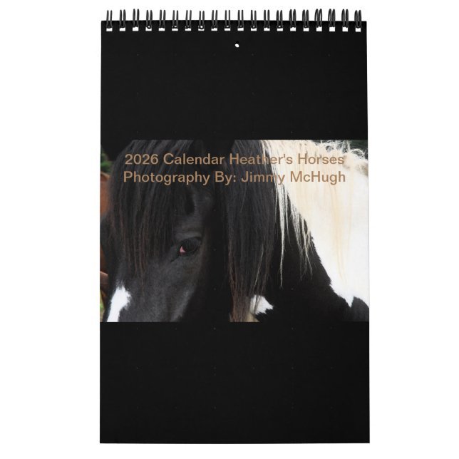 Calendario 2026 Calendar Heathers Horses  (Tapa)