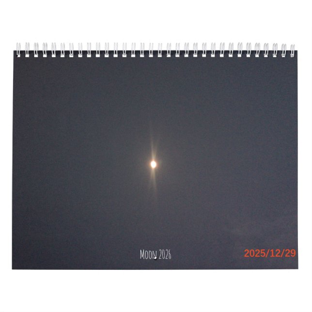 Calendario 2026 Calendar moon 2026 (Tapa)
