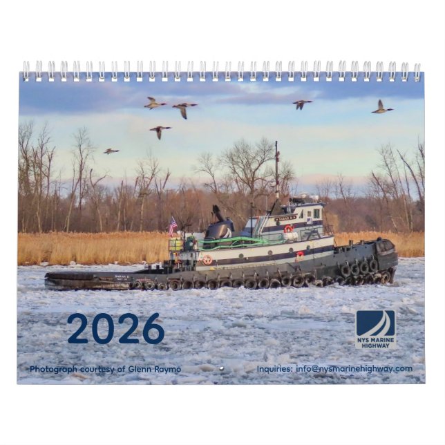 Calendario 2026 Calendar - NYS Marine Highway (Tapa)