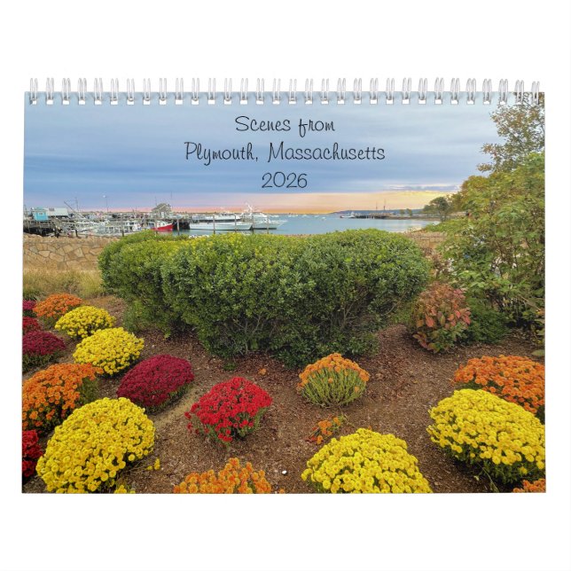 Calendario 2026 Calendar - Plymouth, Massachusetts  (Tapa)