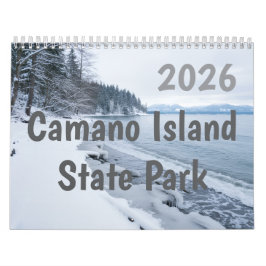 Calendario 2026 Camano Island State Park Personalizado
