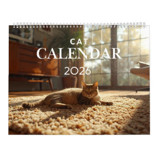Calendario 2026 Cat Calendar | 12 Month Wall Calendar
