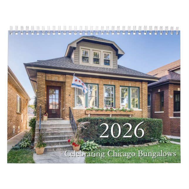 Calendario 2026 Chicago Bungalow Association Calendar (Tapa)