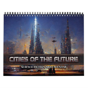 Calendario 2026 Ciudades Del Futuro 3 Ciencia Ficción