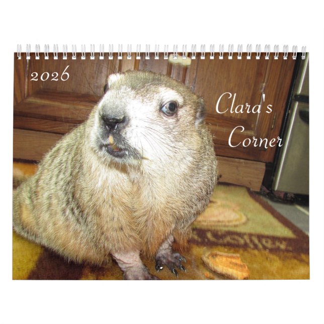 Calendario 2026 Clara's Corner Groundhog Calendar B (Tapa)