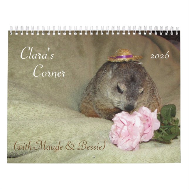 Calendario 2026 Clara's Corner Groundhog Calendar F (Tapa)