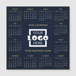 Calendario 2026 con logo de empresa personalizado