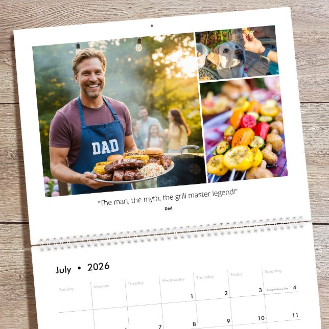 Calendario 2026 Custom Photo Family Quotes & Funny Sayings (Subido por el creador)