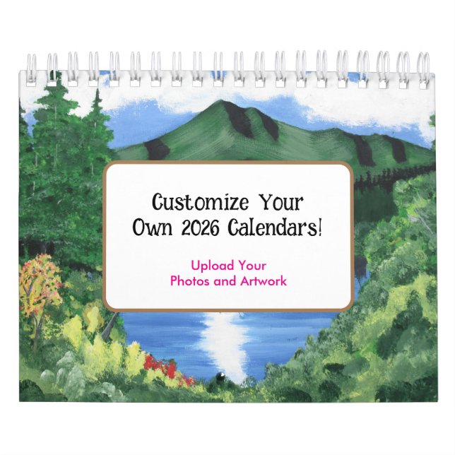 Calendario 2026 Customizable Calendar - Upload Your Photos (Tapa)