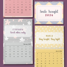 Calendario 2026 Cute Quote Calendar