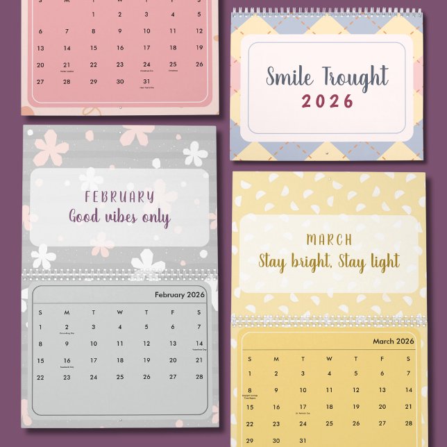 Calendario 2026 Cute Quote Calendar (Subido por el creador)