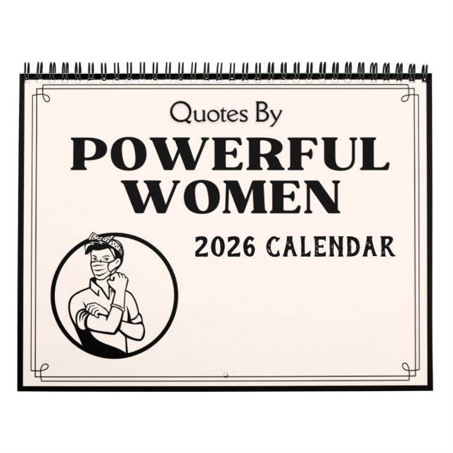 Calendario 2026 de Citas de Mujeres Poderosas (Tapa)