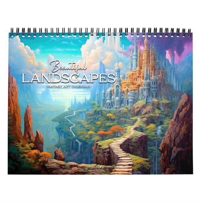 Calendario 2026 de hermosos paisajes (Tapa)