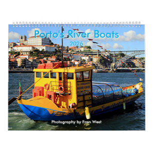 Calendario 2026 de los barcos fluviales de Oporto