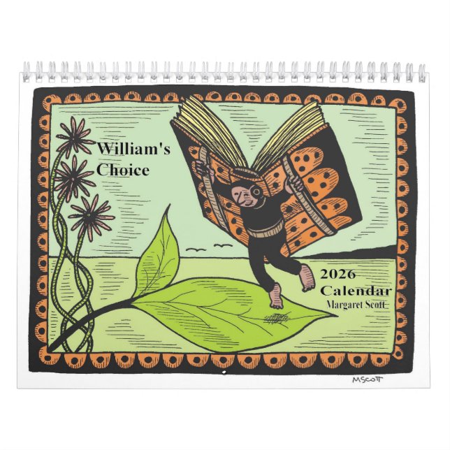 Calendario 2026 de Margaret Scott (Tapa)