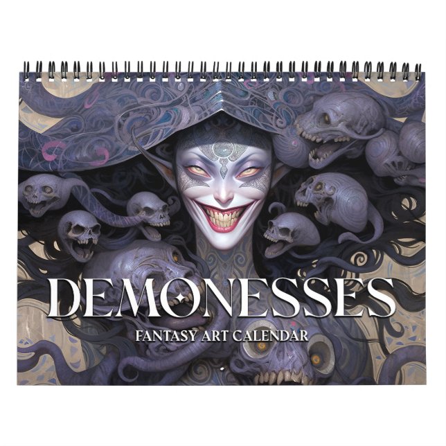Calendario 2026 Demonesses Dark Fantasy Art Calendar (Tapa)