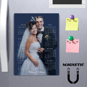 Calendario 2026 Editable Color Foto Personalizada
