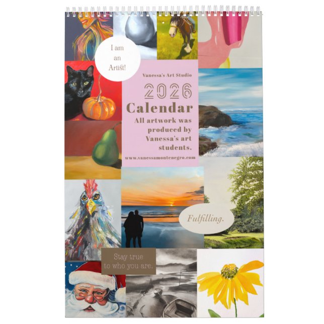 Calendario 2026 Estudiantes del Estudio de Arte de (Tapa)