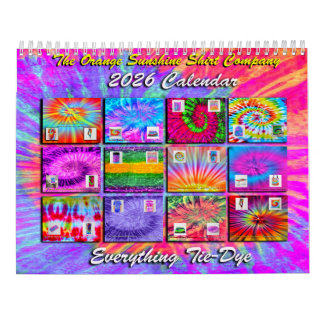 Calendario 2026 Everything Tie-Dye Calendar