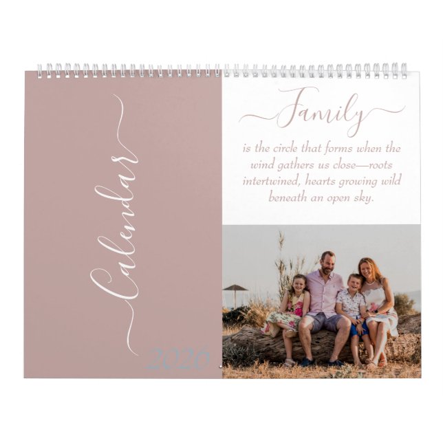 Calendario 2026 Family Quote Calendar  (Tapa)