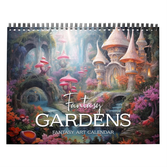 Calendario 2026 Fantasy Gardens 2 (Tapa)