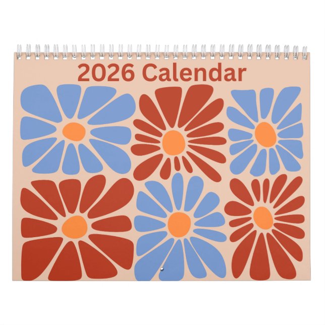 Calendario 2026 Flower Art Calendar (Tapa)