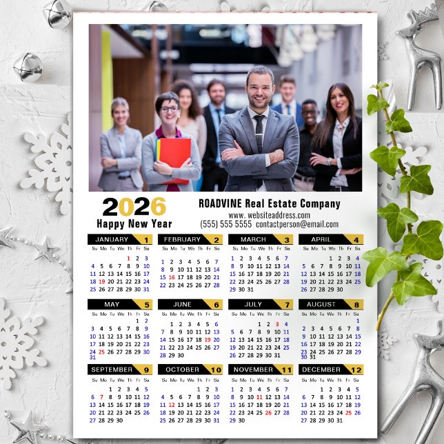 Calendario 2026 Foto corporativa Magnet simple neg (Subido por el creador)