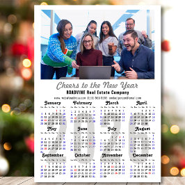 Calendario 2026 foto corporativa magnética Minimal