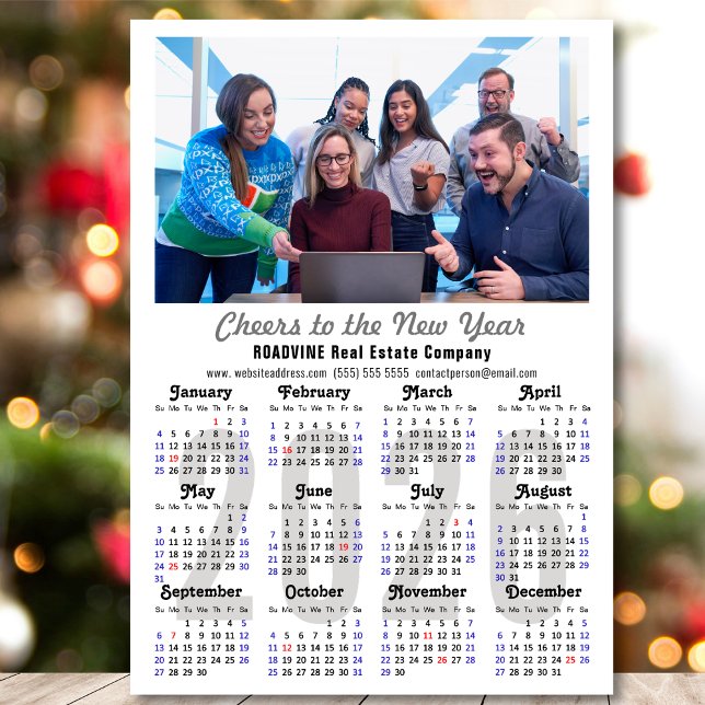 Calendario 2026 foto corporativa magnética Minimal (Subido por el creador)