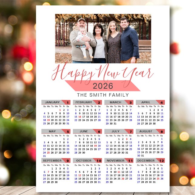 Calendario 2026 Fotos magnéticas de la familia ros (Subido por el creador)