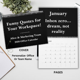 Calendario 2026 Funny Office Desk Wall Calendar