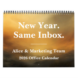Calendario 2026 Funny Office Inbox Humor