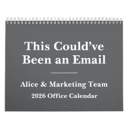 Calendario 2026 Funny Office Meeting Madness