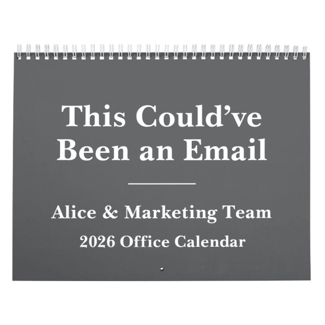 Calendario 2026 Funny Office Meeting Madness (Tapa)