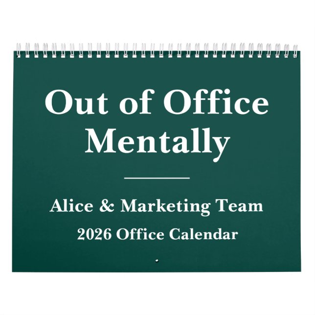 Calendario 2026 Funny Office Sarcastic Quotes (Tapa)