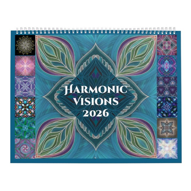 Calendario 2026 Harmonic Visions Calendar (Tapa)